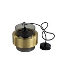 Pendant lamps - Light Prestige Miele pendant lamp E27 1x40W smoke/gold LP-866/1P SM/GD - product 10