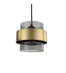 Pendant lamps - Light Prestige Miele Pendant lamp E27 3x40W smoke/gold LP-866/3P SM/GD - product 9