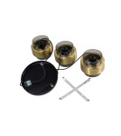 Pendant lamps - Light Prestige Miele Pendant lamp E27 3x40W smoke/gold LP-866/3P SM/GD - product 11