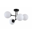 Ceiling lamps - Light Prestige Roma Pendant Lamp E14 4x40W black/white LP-1345/4P BK - product 2