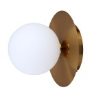 Wall lamps - Light Prestige Roma Wall lamp G9 1x5W gold/white LP-1345/1W GD - product 2