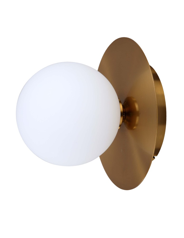 Wall lamps - Light Prestige Roma Wall lamp G9 1x5W gold/white LP-1345/1W GD - product kolory-swiatla.pl 2