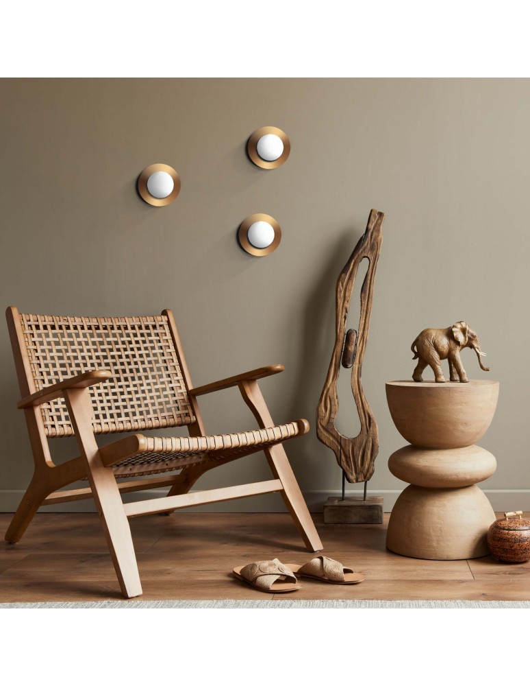 Wall lamps - Light Prestige Roma Wall lamp G9 1x5W gold/white LP-1345/1W GD - product kolory-swiatla.pl 3