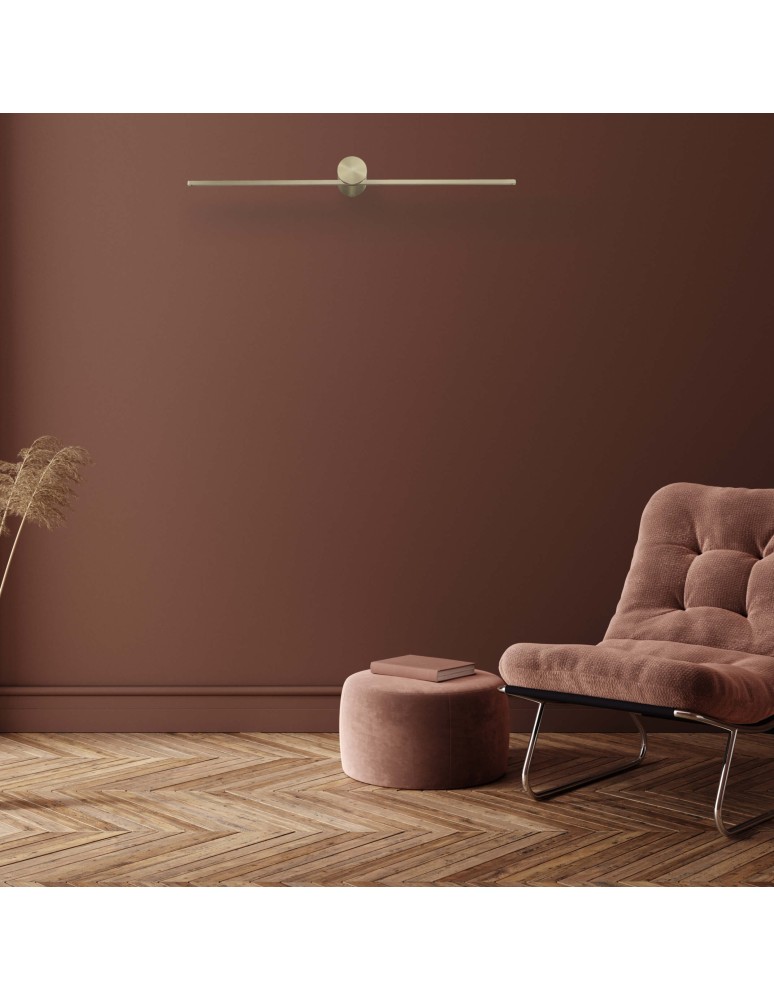 Wall lamps over the mirror - Light Prestige Modern LED wall lamp 8W 1100lm 3000K gold LP-777/1W L GD. - product kolory-swiatla.pl 3