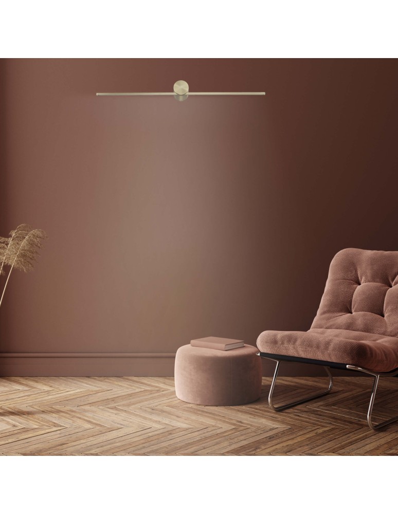 Wall lamps over the mirror - Light Prestige Modern LED wall lamp 8W 1100lm 3000K gold LP-777/1W L GD. - product kolory-swiatla.pl 6