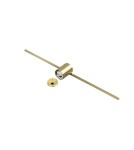 Wall lamps over the mirror - Light Prestige Modern LED wall lamp 8W 1100lm 3000K gold LP-777/1W L GD. - product 9