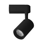 Lamps for 1 phase busbars - Light Prestige Leon spotlight for busbar 1F black LED black LP-1919/1W BK - product 3