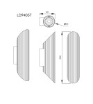 Wall lamps - Light Prestige Tokio GU10 wall lamp 2x50W black LP-787/2W BK - product 5