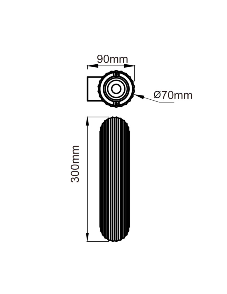 Wall lamps - Light Prestige Tokio GU10 wall lamp 2x50W black LP-787/2W BK - product kolory-swiatla.pl 6