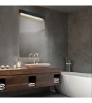 Bathroom wall lamps - Light Prestige Ibros black wall lamp large 12W 4000K IP44 LED black GS-LWA-12W BK - product 5