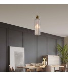 Single pendant lamps - Light Prestige Piega pendant lamp E14 1x40W amber LP-939/1P amber - product 4