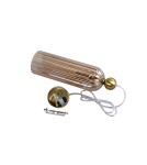 Single pendant lamps - Light Prestige Piega pendant lamp E14 1x40W amber LP-939/1P amber - product 10
