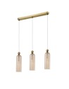Light Prestige Piega Lampa wisząca E14 3x40W amber/złoty LP-939/3L amber