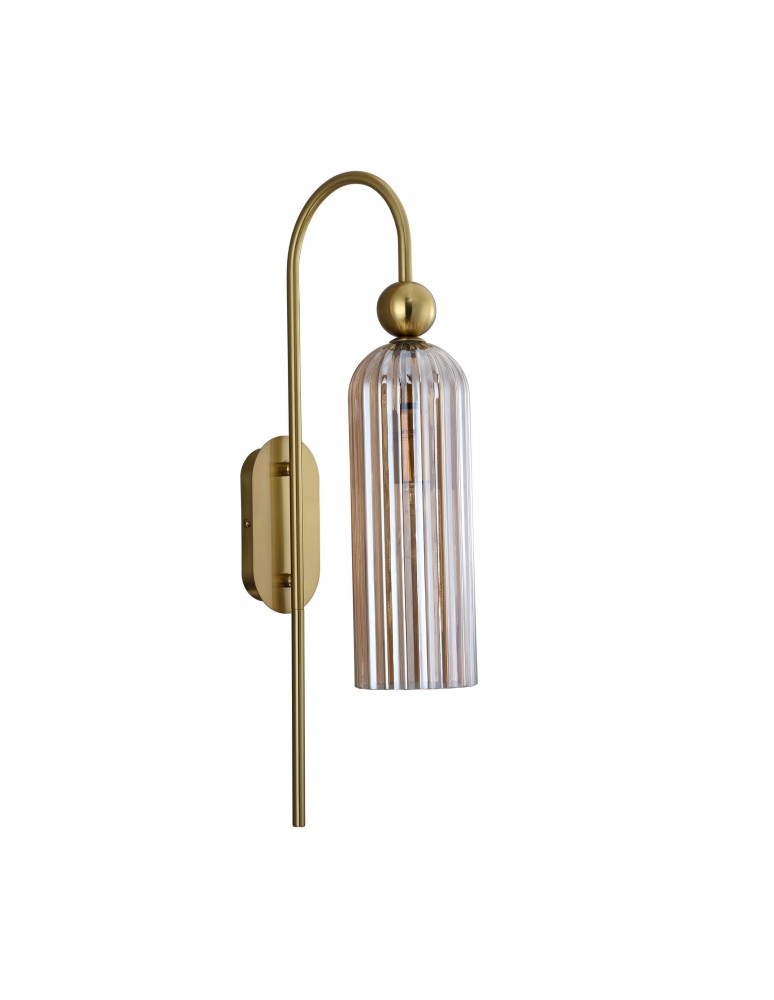 Glamour wall lamps - Light Prestige Piega Wall lamp E14 1x40W amber/gold LP-939/1W amber - product kolory-swiatla.pl 3