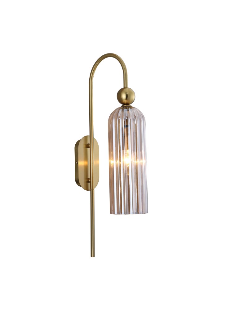 Glamour wall lamps - Light Prestige Piega Wall lamp E14 1x40W amber/gold LP-939/1W amber - product kolory-swiatla.pl 7