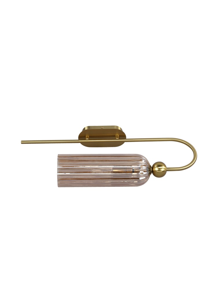 Glamour wall lamps - Light Prestige Piega Wall lamp E14 1x40W amber/gold LP-939/1W amber - product kolory-swiatla.pl 10