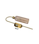 Glamour wall lamps - Light Prestige Piega Wall lamp E14 1x40W amber/gold LP-939/1W amber - product 11