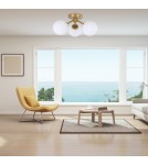 Ceiling lamps spheres - Light Prestige Dorado 3 plafond gold 3xG9 LP-002/3C - product 5