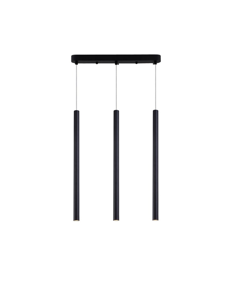 Pendant lamps on a strip - Light Prestige Lungo 3 line black 3xG9 LP-894/3L BK - product kolory-swiatla.pl 2
