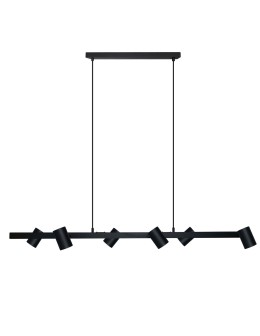 Light Prestige Snow 6 pendant line black 6xGU10 LP-731/6L BK