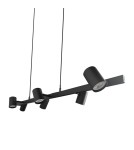 Pendant lamps over the island - Light Prestige Snow 6 pendant line black 6xGU10 LP-731/6L BK - product 6