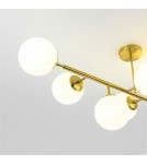Pendant lamps spheres - Light Prestige Dorado 8 pendant lamp LP-002/8P 8xE14 gold/white - product 9