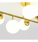 Pendant lamps spheres - Light Prestige Dorado 8 pendant lamp LP-002/8P 8xE14 gold/white - product 10