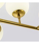 Pendant lamps spheres - Light Prestige Dorado 8 pendant lamp LP-002/8P 8xE14 gold/white - product 12
