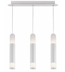 Pendant lamps on a strip - Light Prestige Forli 3 LED pendant white LP-8011/3P - product 4
