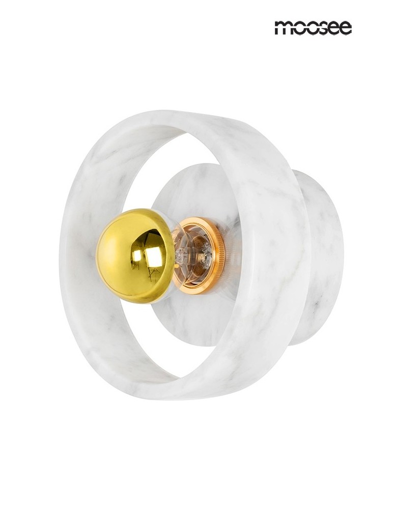 Designer wall lamps - MOOSEE ARCO wall lamp white (MSE010100259) - product kolory-swiatla.pl 1