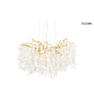 Glamour pendant lamps - MOOSEE RIVIERA 60 gold pendant lamp (MSE010100391) - product 1