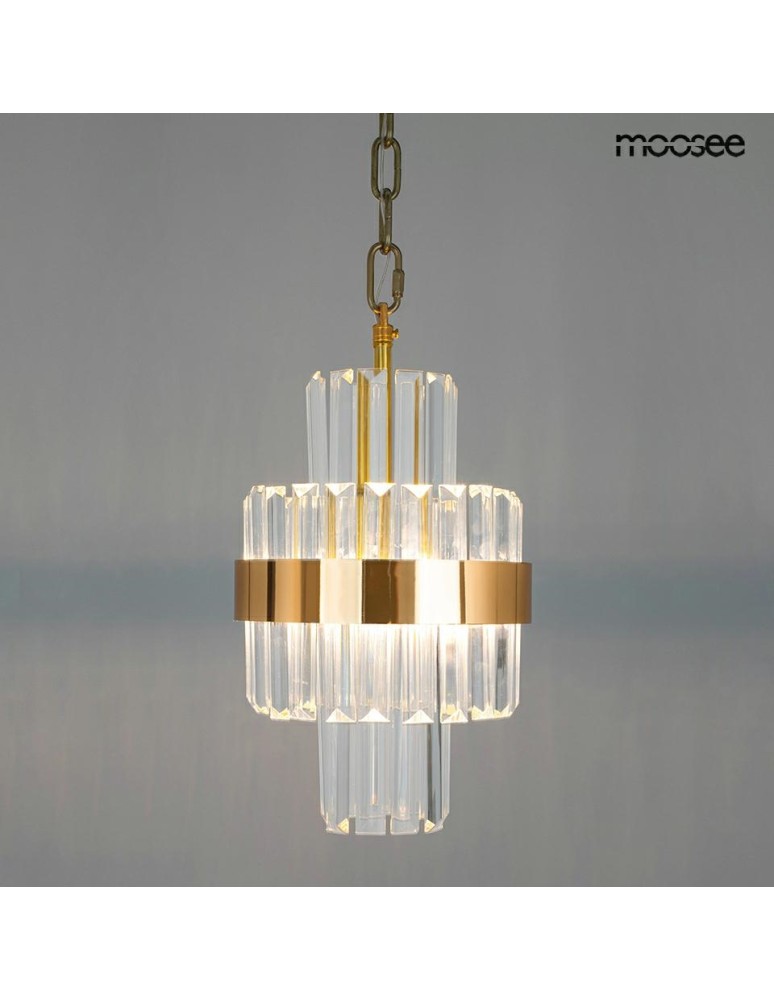 Glamour pendant lamps - MOOSEE IMPERO gold pendant lamp (MSE010100390) - product kolory-swiatla.pl 2