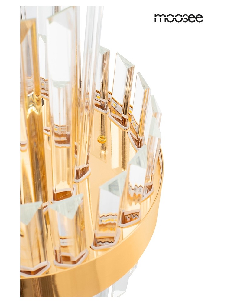 Glamour pendant lamps - MOOSEE IMPERO gold pendant lamp (MSE010100390) - product kolory-swiatla.pl 4