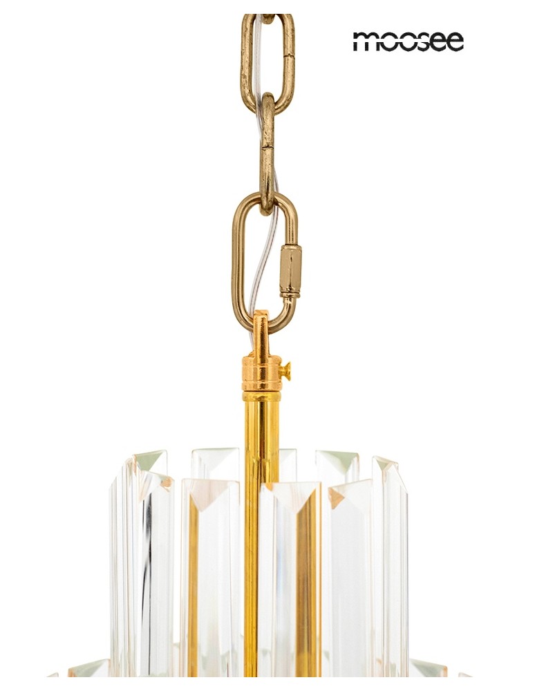 Glamour pendant lamps - MOOSEE IMPERO gold pendant lamp (MSE010100390) - product kolory-swiatla.pl 5