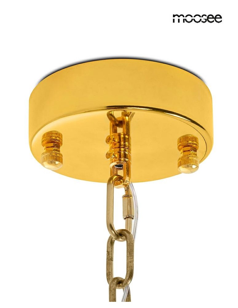Glamour pendant lamps - MOOSEE IMPERO gold pendant lamp (MSE010100390) - product kolory-swiatla.pl 6