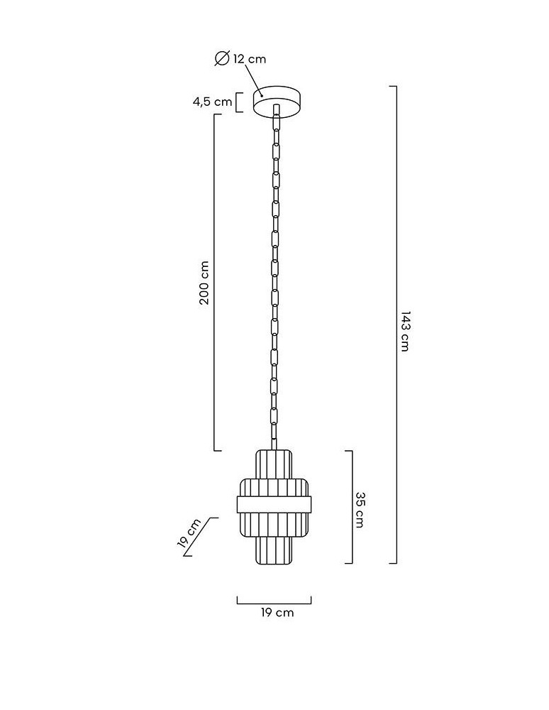 Glamour pendant lamps - MOOSEE IMPERO gold pendant lamp (MSE010100390) - product kolory-swiatla.pl 9