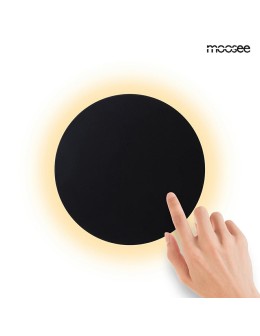 MOOSEE lampa ścienna SHADOW SUN 25 czarna (MSE010100393)