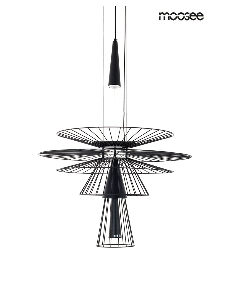 Designer pendant lamps - MOOSEE SESTO pendant lamp black (MSE1501100139) - product kolory-swiatla.pl 2