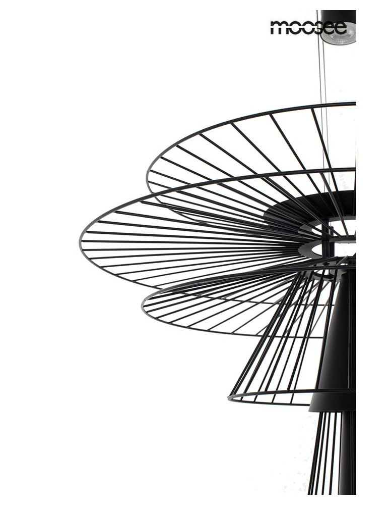 Designer pendant lamps - MOOSEE SESTO pendant lamp black (MSE1501100139) - product kolory-swiatla.pl 4
