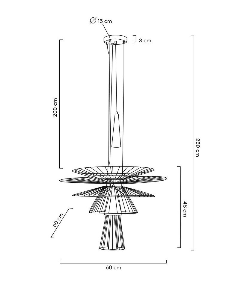 Designer pendant lamps - MOOSEE SESTO pendant lamp black (MSE1501100139) - product kolory-swiatla.pl 12