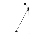 Cantilever wall lamps - MOOSEE GEAR wall lamp black (MSE1501100211) - product 3
