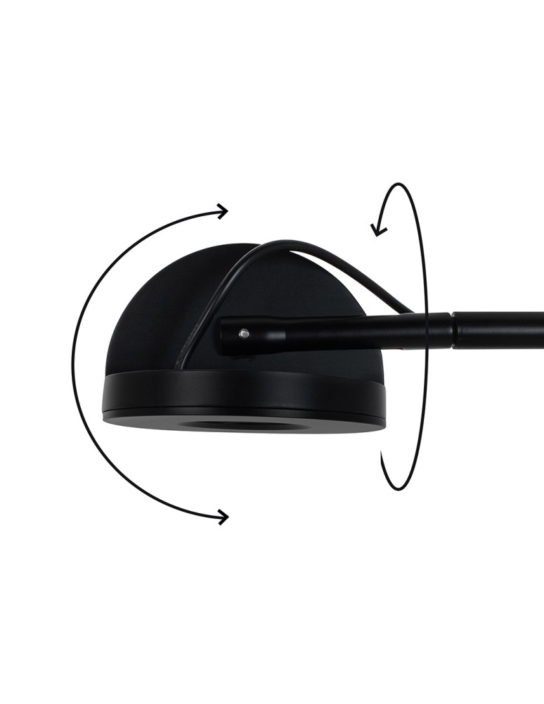 Cantilever wall lamps - MOOSEE GEAR wall lamp black (MSE1501100211) - product kolory-swiatla.pl 7