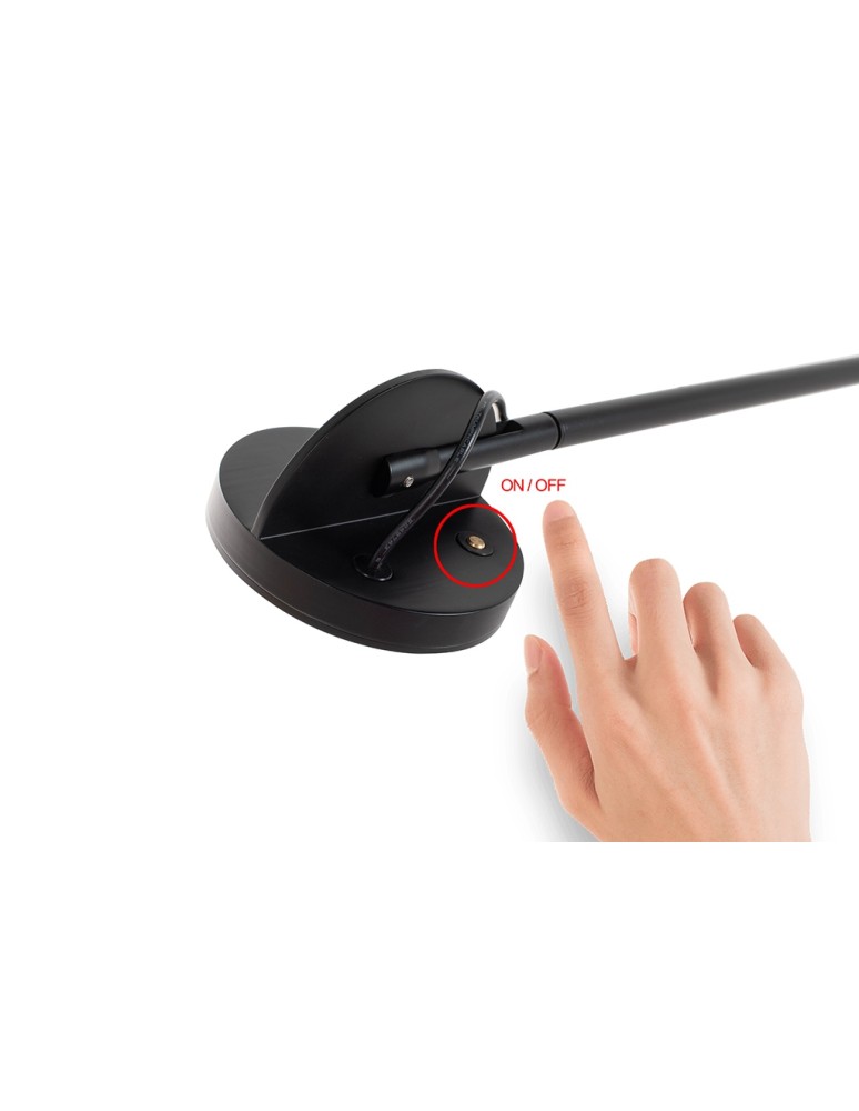 Cantilever wall lamps - MOOSEE GEAR wall lamp black (MSE1501100211) - product kolory-swiatla.pl 8