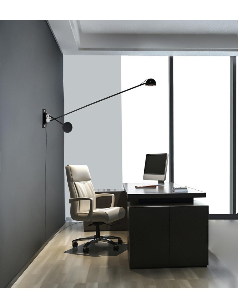 Cantilever wall lamps - MOOSEE GEAR wall lamp black (MSE1501100211) - product kolory-swiatla.pl 10