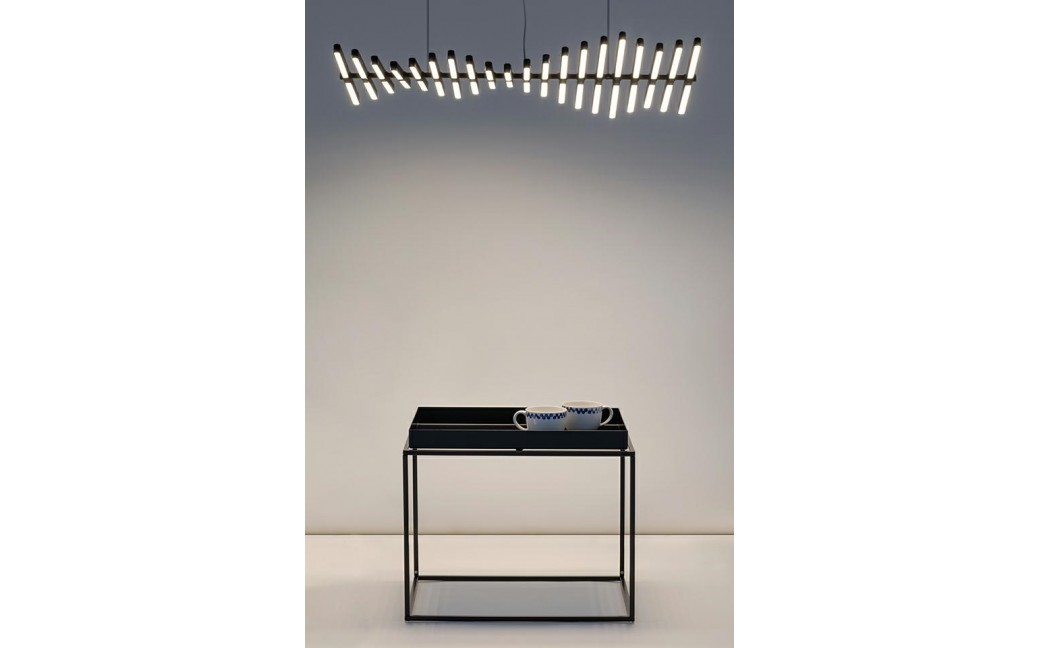 King Home Lampa wisząca PIANO 20 czarna - LED, aluminium (YD91103-20)
