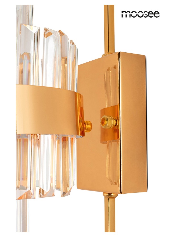 Glamour wall lamps - MOOSEE IMPERO gold wall lamp (MSE010100389) - product kolory-swiatla.pl 4