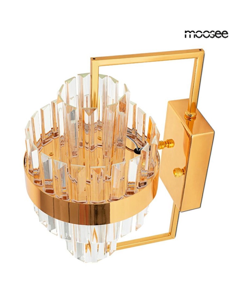 Glamour wall lamps - MOOSEE IMPERO gold wall lamp (MSE010100389) - product kolory-swiatla.pl 5