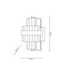 Glamour wall lamps - MOOSEE IMPERO gold wall lamp (MSE010100389) - product 7