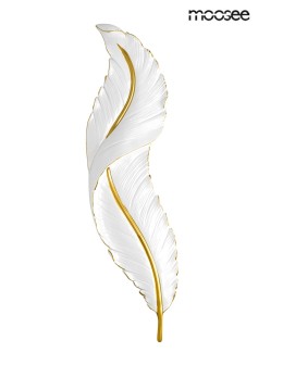 MOOSEE lampa ścienna IKAR 80  biała / złota (MSE010100387)