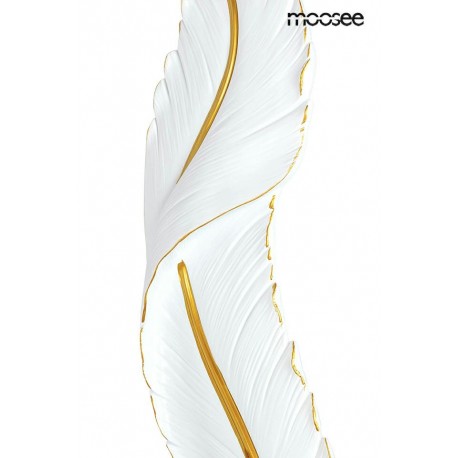 MOOSEE lampa ścienna IKAR 80 biała / złota (MSE010100387)